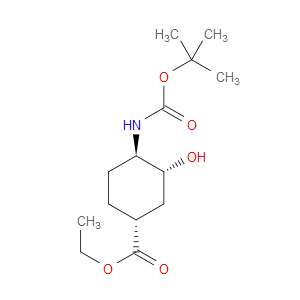 ETHYL (1R,3R,4R)-4-([(TERT-BUTOXY)CARBONYL]AMINO)-3-HYDROXYCYCLOHEXANE-1-CARBOXYLATE
