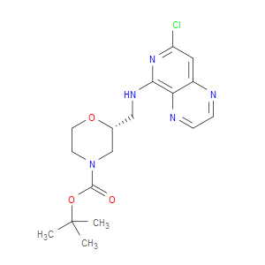 (R)-TERT-BUTYL 2-((7-CHLOROPYRIDO[4,3-B]PYRAZIN-5-YLAMINO)METHYL)MORPHOLINE-4-CARBOXYLATE