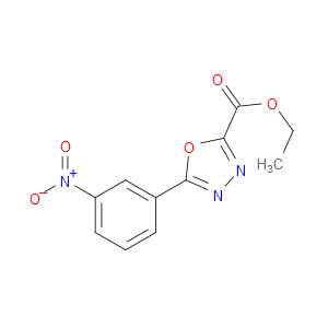 ETHYL 5-[3-(NITROPHENYL)]-1,3,4-OXADIAZOLE-2-CARBOXYLATE