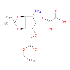 ETHYL 2-(((3AR,4S,6R,6AS)-6-AMINO-2,2-DIMETHYLTETRAHYDRO-3AH-CYCLOPENTA[D][1,3]DIOXOL-4-YL)OXY)ACETATE OXALATE