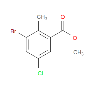 METHYL 3-BROMO-5-CHLORO-2-METHYLBENZOATE