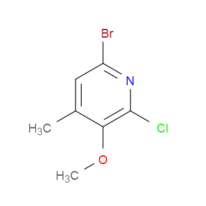 6-BROMO-2-CHLORO-3-METHOXY-4-METHYLPYRIDINE