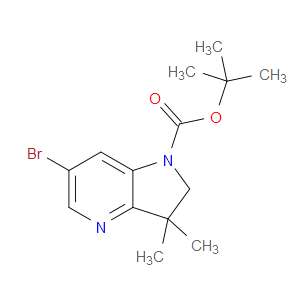 TERT-BUTYL 6-BROMO-3,3-DIMETHYL-1H,2H,3H-PYRROLO[3,2-B]PYRIDINE-1-CARBOXYLATE