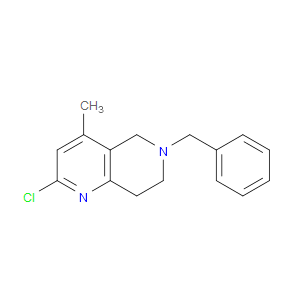 6-BENZYL-2-CHLORO-4-METHYL-5,6,7,8-TETRAHYDRO-1,6-NAPHTHYRIDINE