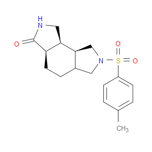 RACEMIC-(3AR,8AS,8BS)-7-TOSYLDECAHYDROPYRROLO[3,4-E]ISOINDOL-3(2H)-ONE