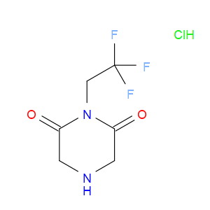 1-(2,2,2-TRIFLUOROETHYL)PIPERAZINE-2,6-DIONE HYDROCHLORIDE - Click Image to Close