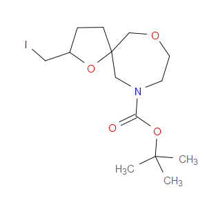 TERT-BUTYL 2-(IODOMETHYL)-1,7-DIOXA-10-AZASPIRO[4.6]UNDECANE-10-CARBOXYLATE