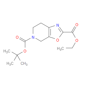 5-TERT-BUTYL 2-ETHYL 6,7-DIHYDROOXAZOLO[5,4-C]PYRIDINE-2,5(4H)-DICARBOXYLATE - Click Image to Close