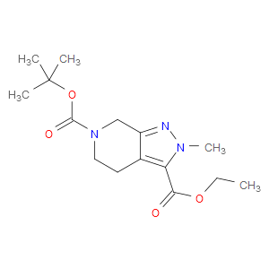 6-TERT-BUTYL 3-ETHYL 2-METHYL-4,5-DIHYDRO-2H-PYRAZOLO[3,4-C]PYRIDINE-3,6(7H)-DICARBOXYLATE - Click Image to Close