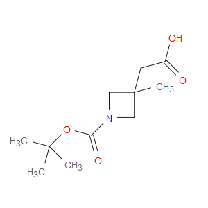 2-(1-(TERT-BUTOXYCARBONYL)-3-METHYLAZETIDIN-3-YL)ACETIC ACID - Click Image to Close