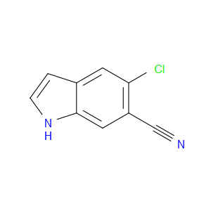 5-CHLORO-1H-INDOLE-6-CARBONITRILE - Click Image to Close