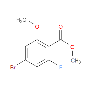 METHYL 4-BROMO-2-FLUORO-6-METHOXYBENZOATE