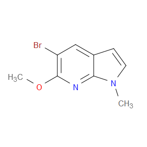 5-BROMO-6-METHOXY-1-METHYL-1H-PYRROLO[2,3-B]PYRIDINE - Click Image to Close