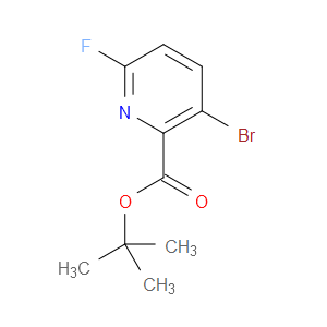 TERT-BUTYL 3-BROMO-6-FLUOROPICOLINATE