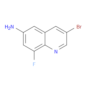 3-BROMO-8-FLUOROQUINOLIN-6-AMINE - Click Image to Close