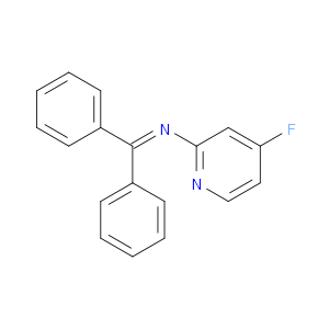N-(DIPHENYLMETHYLENE)-4-FLUOROPYRIDIN-2-AMINE