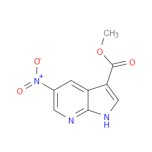 METHYL 5-NITRO-1H-PYRROLO[2,3-B]PYRIDINE-3-CARBOXYLATE