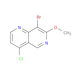 8-BROMO-4-CHLORO-7-METHOXY-1,6-NAPHTHYRIDINE - Click Image to Close