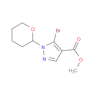 METHYL 5-BROMO-1-(OXAN-2-YL)-1H-PYRAZOLE-4-CARBOXYLATE