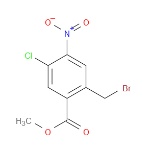 METHYL 2-(BROMOMETHYL)-5-CHLORO-4-NITROBENZOATE - Click Image to Close