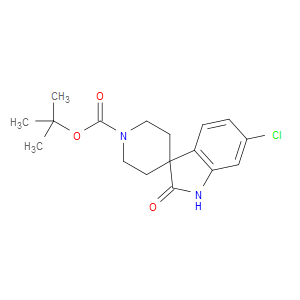 TERT-BUTYL 6-CHLORO-2-OXOSPIRO[INDOLINE-3,4'-PIPERIDINE]-1'-CARBOXYLATE