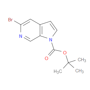 TERT-BUTYL 5-BROMO-1H-PYRROLO[2,3-C]PYRIDINE-1-CARBOXYLATE - Click Image to Close