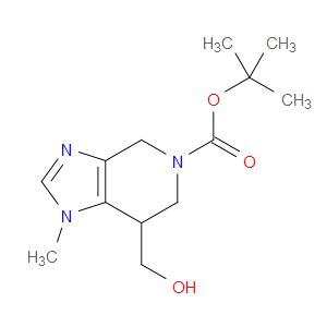 TERT-BUTYL 7-(HYDROXYMETHYL)-1-METHYL-6,7-DIHYDRO-1H-IMIDAZO[4,5-C]PYRIDINE-5(4H)-CARBOXYLATE