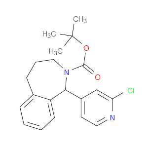 TERT-BUTYL 1-(2-CHLOROPYRIDIN-4-YL)-4,5-DIHYDRO-1H-BENZO[C]AZEPINE-2(3H)-CARBOXYLATE
