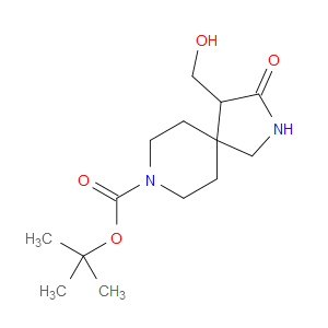 TERT-BUTYL 4-(HYDROXYMETHYL)-3-OXO-2,8-DIAZASPIRO[4.5]DECANE-8-CARBOXYLATE