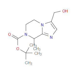 TERT-BUTYL 3-(HYDROXYMETHYL)-8-METHYL-5,6-DIHYDROIMIDAZO[1,2-A]PYRAZINE-7(8H)-CARBOXYLATE