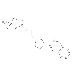 BENZYL 3-(1-(TERT-BUTOXYCARBONYL)AZETIDIN-3-YL)PYRROLIDINE-1-CARBOXYLATE - Click Image to Close