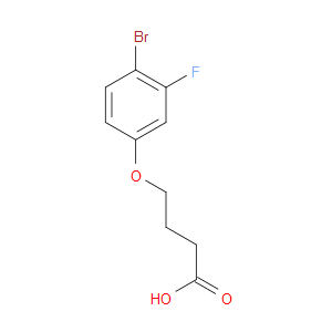 4-(4-BROMO-3-FLUOROPHENOXY)BUTANOIC ACID - Click Image to Close