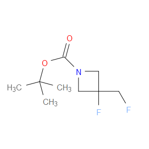 TERT-BUTYL 3-FLUORO-3-(FLUOROMETHYL)AZETIDINE-1-CARBOXYLATE - Click Image to Close