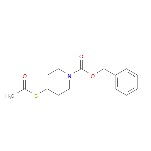 BENZYL 4-(ACETYLTHIO)PIPERIDINE-1-CARBOXYLATE