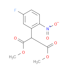 DIMETHYL 2-(5-FLUORO-2-NITROPHENYL)MALONATE