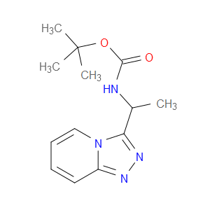 TERT-BUTYL (1-([1,2,4]TRIAZOLO[4,3-A]PYRIDIN-3-YL)ETHYL)CARBAMATE - Click Image to Close