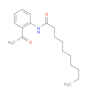 N-(2-ACETYLPHENYL)DECANAMIDE