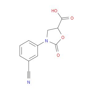 3-(3-CYANOPHENYL)-2-OXOOXAZOLIDINE-5-CARBOXYLIC ACID