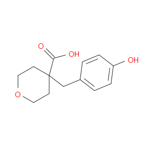 4-(4-HYDROXYBENZYL)TETRAHYDROPYRAN-4-CARBOXYLIC ACID