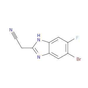 5-BROMO-2-(CYANOMETHYL)-6-FLUOROBENZIMIDAZOLE