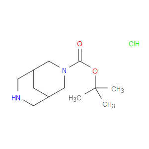 TERT-BUTYL 3,7-DIAZABICYCLO[3.3.1]NONANE-3-CARBOXYLATE HYDROCHLORIDE