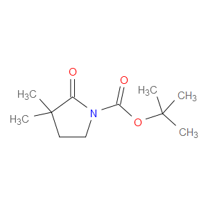 TERT-BUTYL 3,3-DIMETHYL-2-OXOPYRROLIDINE-1-CARBOXYLATE - Click Image to Close