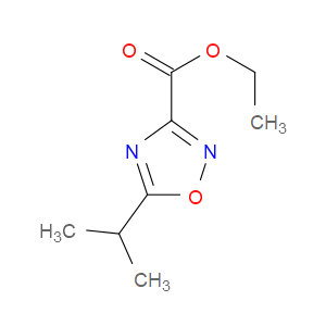 ETHYL 5-(PROPAN-2-YL)-1,2,4-OXADIAZOLE-3-CARBOXYLATE