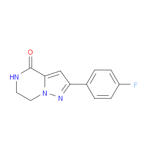 2-(4-FLUOROPHENYL)-6,7-DIHYDROPYRAZOLO[1,5-A]PYRAZIN-4(5H)-ONE