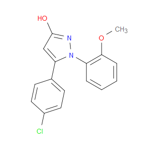 5-(4-CHLOROPHENYL)-1-(2-METHOXYPHENYL)-1H-PYRAZOL-3(2H)-ONE