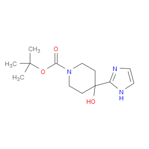 TERT-BUTYL 4-HYDROXY-4-(1H-IMIDAZOL-2-YL)PIPERIDINE-1-CARBOXYLATE