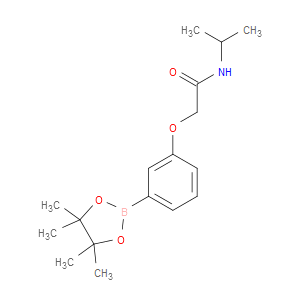 N-ISOPROPYL-2-(3-(4,4,5,5-TETRAMETHYL-1,3,2-DIOXABOROLAN-2-YL)PHENOXY)ACETAMIDE