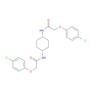 N,N'-(CIS-CYCLOHEXANE-1,4-DIYL)BIS(2-(4-CHLOROPHENOXY)ACETAMIDE)