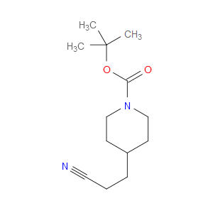 TERT-BUTYL 4-(2-CYANOETHYL)PIPERIDINE-1-CARBOXYLATE - Click Image to Close