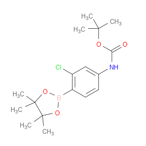 TERT-BUTYL (3-CHLORO-4-(4,4,5,5-TETRAMETHYL-1,3,2-DIOXABOROLAN-2-YL)PHENYL)CARBAMATE